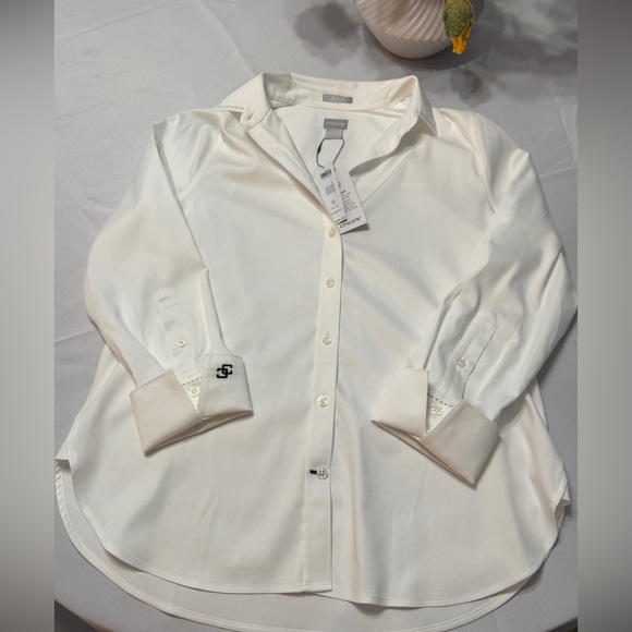 Chico's Classic White Dress Shirt - Picture 1 of 3